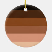 Anti-racisme BIPOC Pride Vlag Keramisch Ornament (Achterkant)