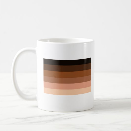 Anti-racisme BIPOC Pride Vlag Koffiemok (Links)