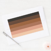 Anti-racisme BIPOC Pride Vlag Rechthoekige Sticker (Envelop)
