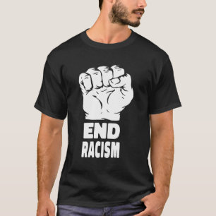 anti racisme gelijkheid justitie hu zwart rechten t-shirt