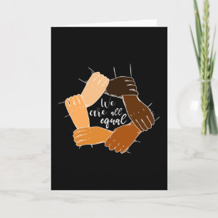 Anti-racisme haat gelijkheid kaart