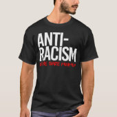 Anti-racisme is het absolute minimum Rechthoekige  T-shirt (Voorkant)