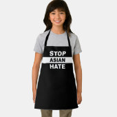 Anti-racisme Slogan Black tegen Aziatische haat st Schort (Insitu)