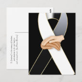 Anti-racisme zwart/witbewust Briefkaarten (Voorkant / Achterkant)