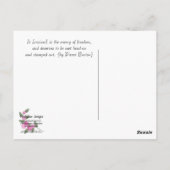 Anti-racisme zwart/witbewust Briefkaarten (Achterkant)