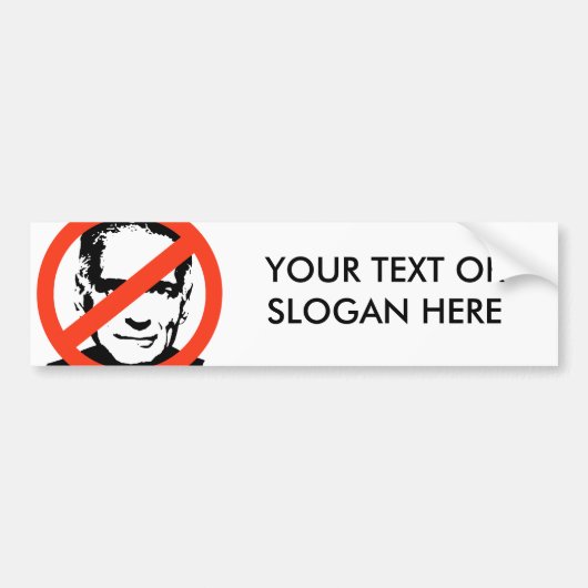 ANTI-RALPH NADER BUMPERSTICKER (Voorkant)