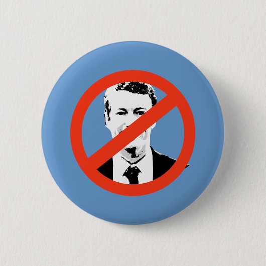 ANTI-RAND PAUL RONDE BUTTON 5,7 CM (Voorkant)
