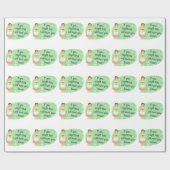 Anti Re-gifting Snarky 50's huisvrouw Cadeaupapier (Vlak)