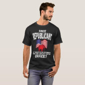 Anti Republican   Conservative Liberal American T-shirt (Voorkant volledig)