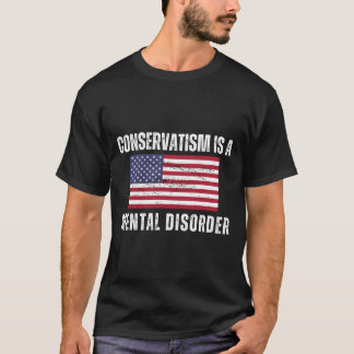 Anti-Republican Pro Democrat American Flag America T-shirt
