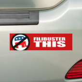 Anti-Republikein - Filibuster dit Bumpersticker (Op auto)