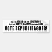 Anti-republikeinse bumpersticker (Voorkant)