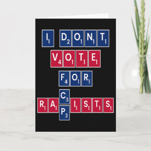 Anti-Republikeinse Liberale Gelijkheid Stem Blauw Kaart