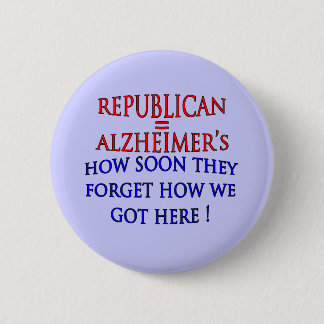Anti-republikeinse politiek hoe snel ze vergeten ronde button 5,7 cm