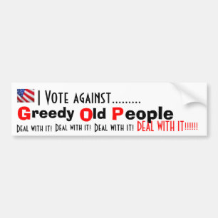 Anti-republikeinsticker Bumpersticker