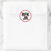 Anti RFK Jr. Robert F. Kennedy Politiek Ronde Sticker (Tas)