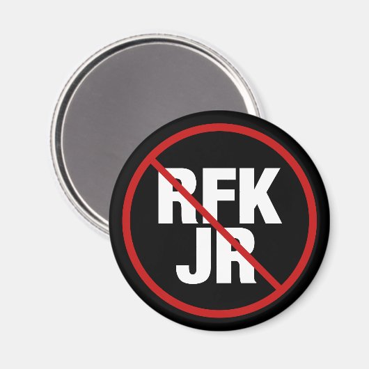 Anti RFK Jr. stem tegen Robert F. Kennedy Magneet (Voorkant / Achterkant)