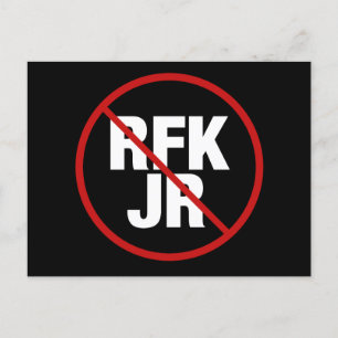 Anti RFK Jr. stem tegen Robert F. Kennedy Yard Briefkaart