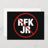 Anti RFK Jr. stem tegen Robert F. Kennedy Yard Briefkaart (Voorkant / Achterkant)