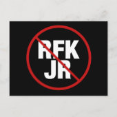 Anti RFK Jr. stem tegen Robert F. Kennedy Yard Briefkaart (Voorkant)