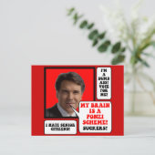 anti Rick Perry Briefkaart (Staand voorkant)