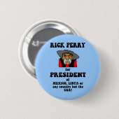 anti Rick Perry Ronde Button 5,7 Cm (Voorkant /achterkant)