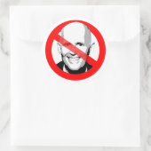 Anti Rick Scott stak zijn gezicht uit Ronde Sticker (Tas)