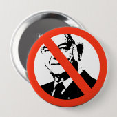 ANTI-ROBERT BYRD RONDE BUTTON 4,0 CM (Voorkant /achterkant)