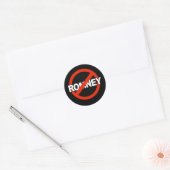 Anti Romney naam - png.nl Ronde Sticker (Envelop)