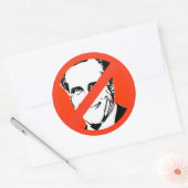 ANTI-ROMNEY RONDE STICKER (Envelop)