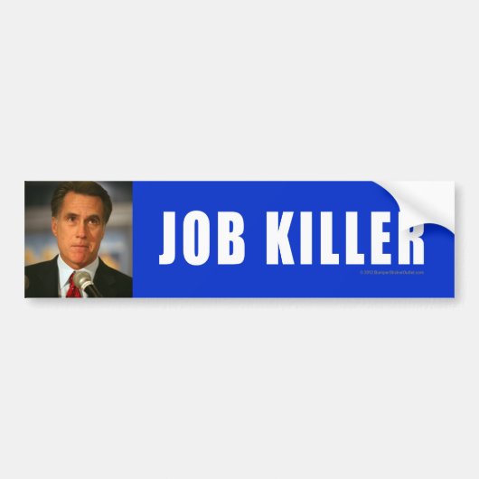 Anti-Romney sticker Killer (Voorkant)