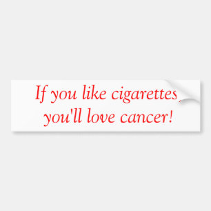 Anti-rookbumpersticker Bumpersticker