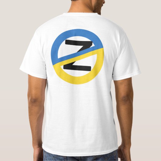 Anti-Russische Z T-Shirt (Achterkant)