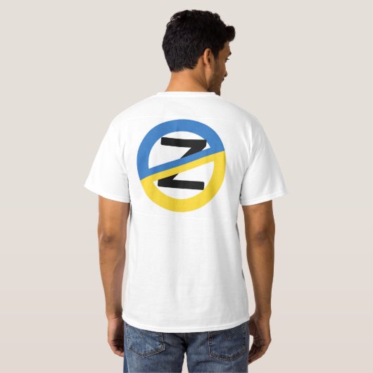 Anti-Russische Z T-Shirt (Achterkant volledig)