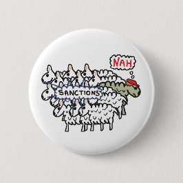 Anti-sanctieschep Ronde Button 5,7 Cm