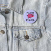 Anti Sarah Palin Pig met Lipstick Button Funny (In situ)