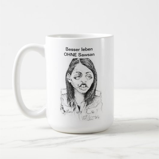 Anti Sawsan Chebli Tasse #2 Koffiemok (Links)