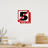 Anti-SB5-Poster Poster (Keuken)