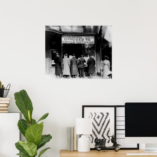 Anti-schokkwartier Poster (Thuiskantoor)