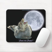 Anti-Sealhunt Seal-Pup & Moon Wildlife Mousepad Muismat (Met muis)