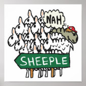 Anti-Sheeple Poster (Voorkant)