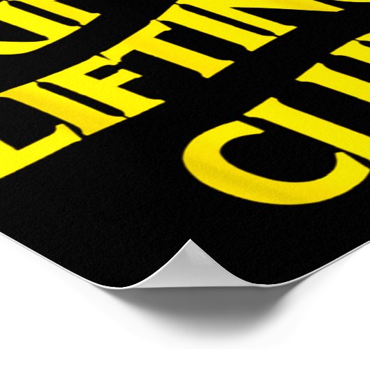 Anti Skinny Lifting Club Weightlifting Bodybuildin Poster (Hoek)