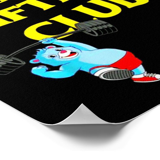 Anti Skinny Lifting Club Weightlifting Bodybuildin Poster (Hoek)