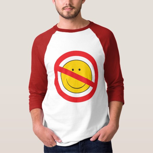 Anti-Smiley Face T-shirt (Voorkant)