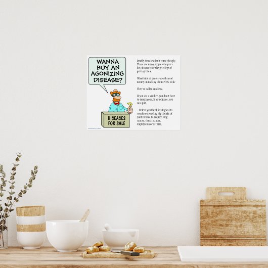 Anti-Smoking Poster (Keuken)