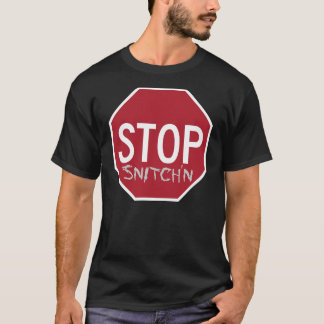 Anti-Snitch Origineel Einde Snitch'n T-shirt