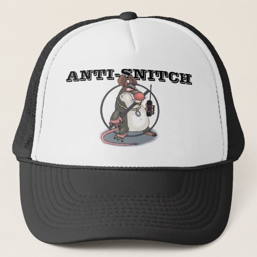 Anti-Snitch-Pet Trucker Pet (Voorkant)