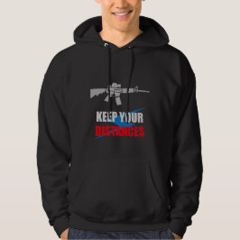 Anti Sociaal Geweer Humor Hoodie