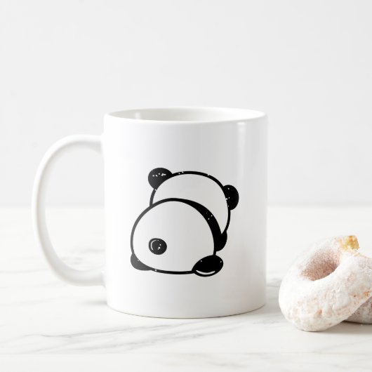 Anti-sociaal Panda-Beer laat me alleen Mok (Met donut)