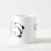 Anti-sociaal Panda-Beer laat me alleen Mok (Voorkant links)